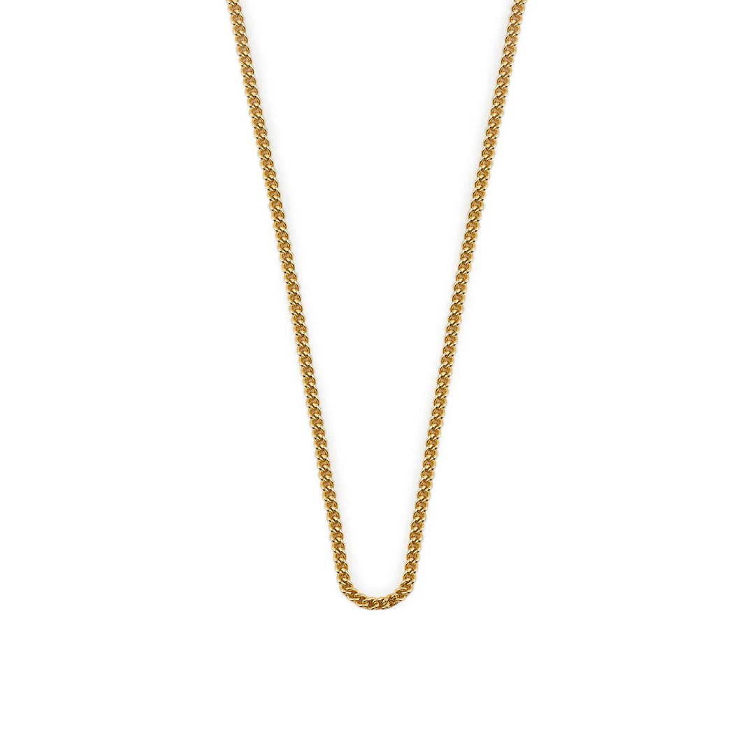 Gold 1.5mm Curb Chain - Image 3