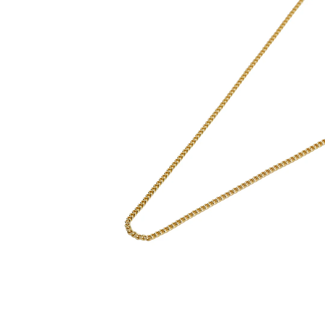 Gold 1.5mm Curb Chain - Image 4