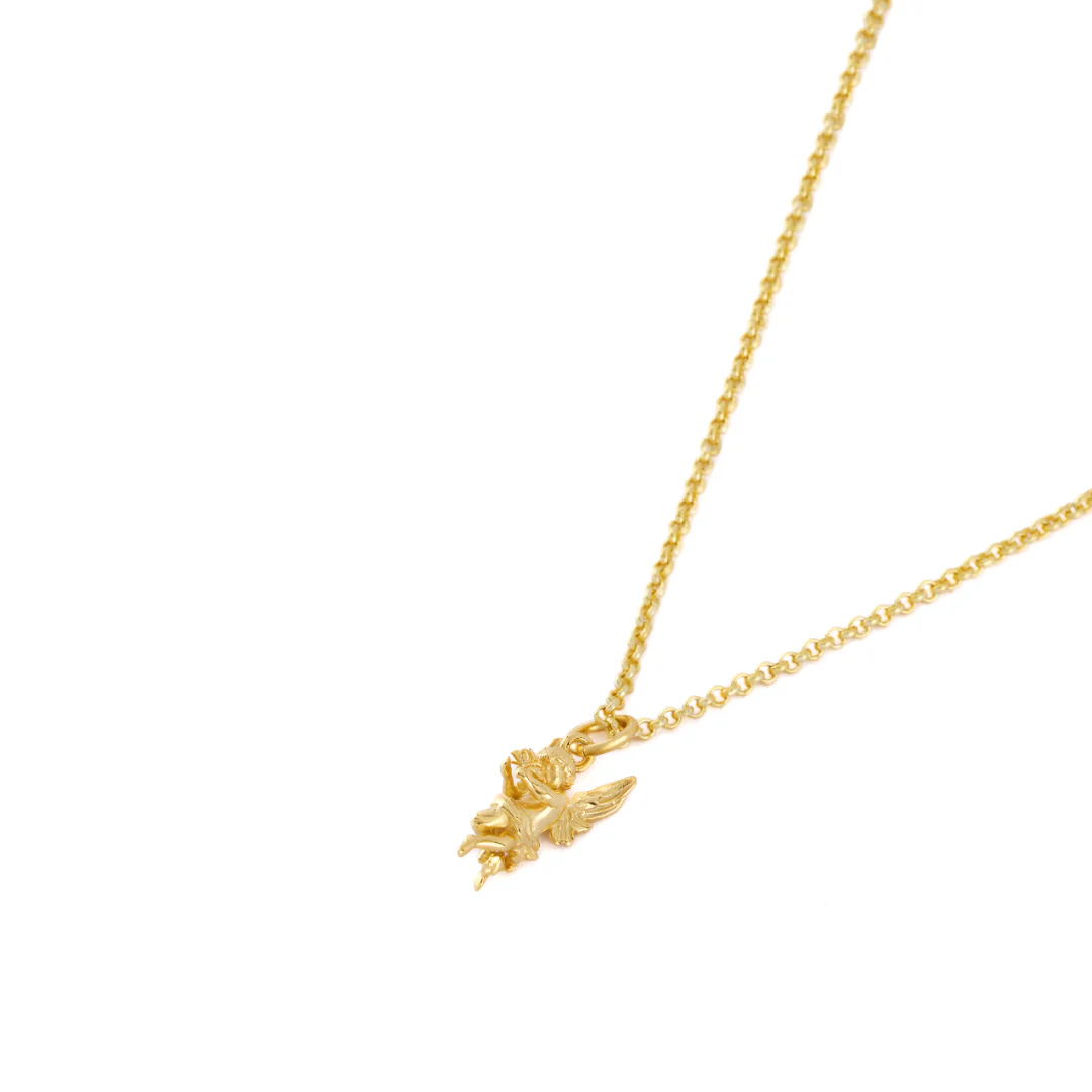 Gold Cherub Necklace - Image 5