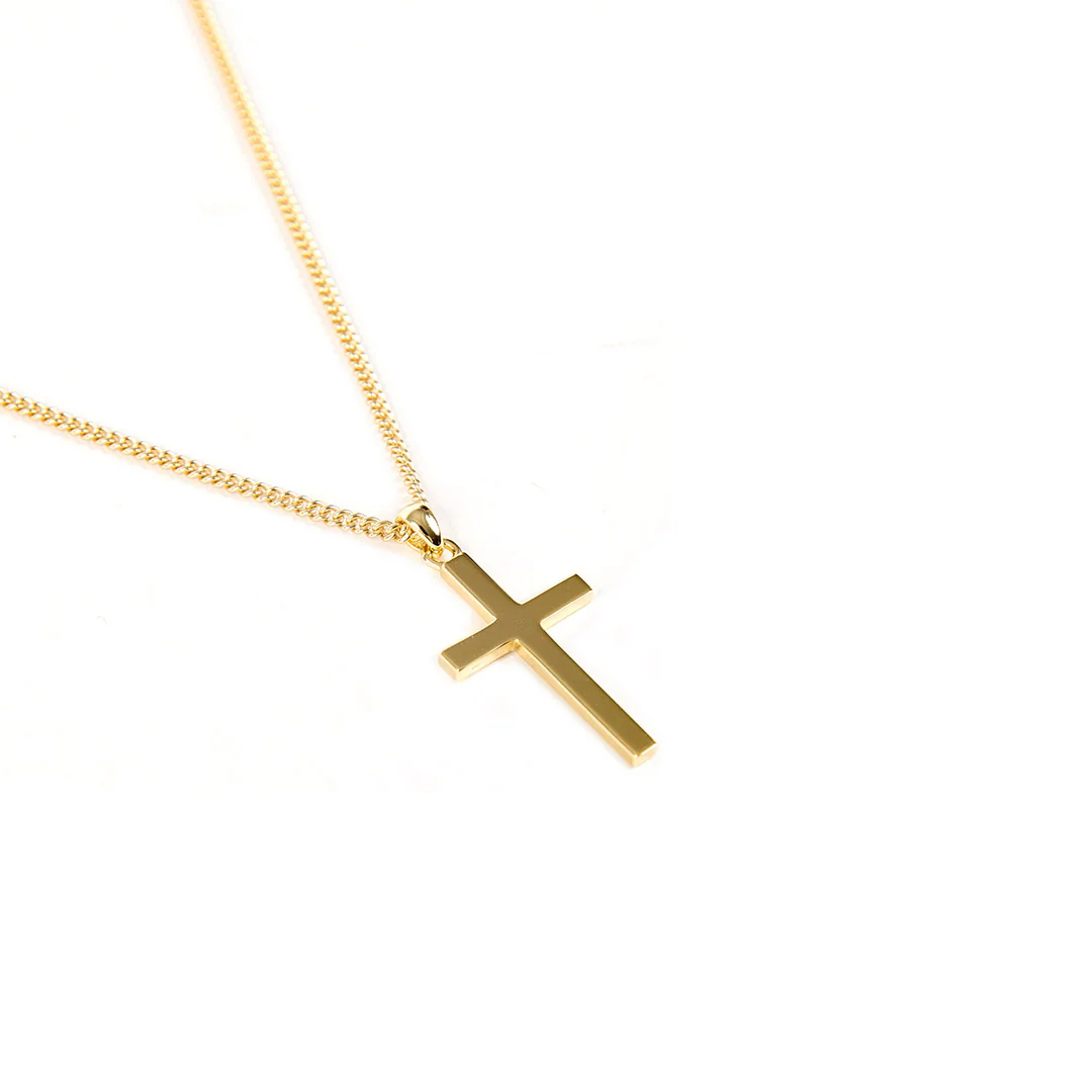 Gold Cross Necklace - Image 2