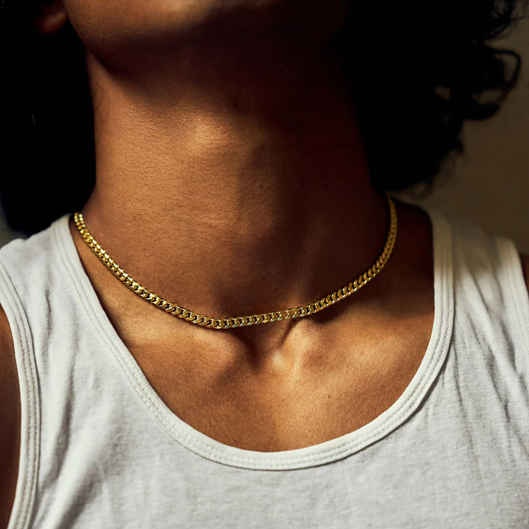 Gold 5mm Curb Chain - Image 4