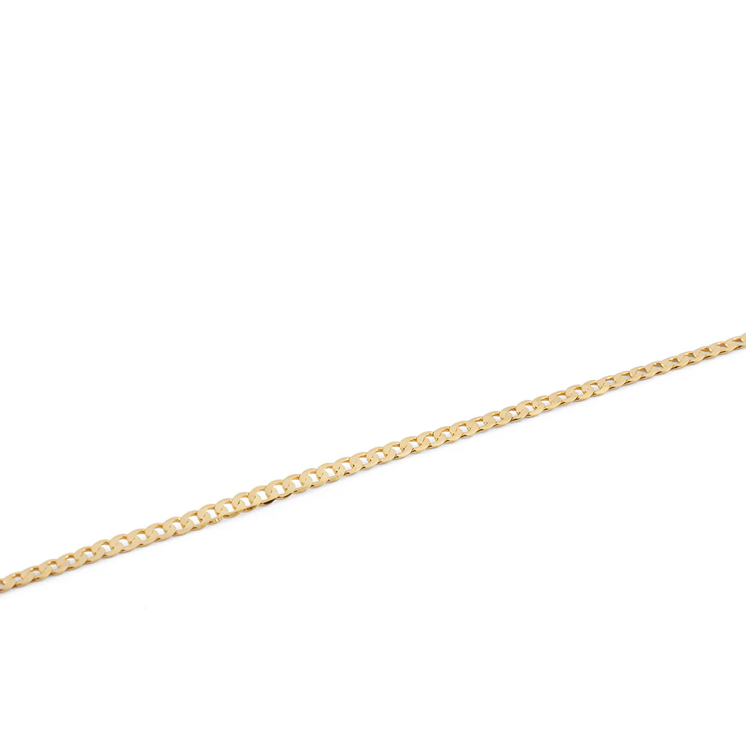 Gold Flat Cuban Chain - Image 5