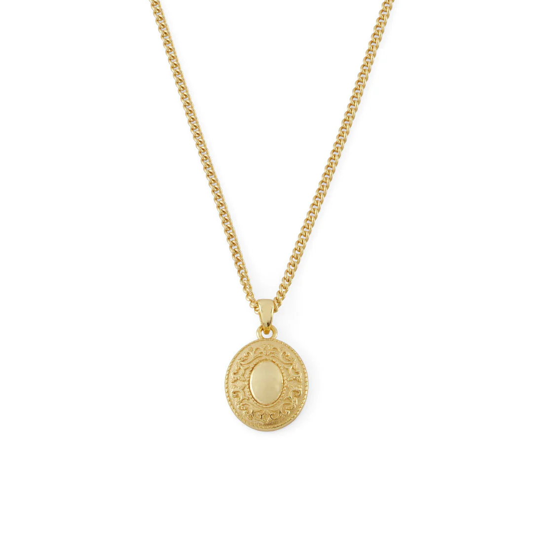 Gold Saloon Necklace