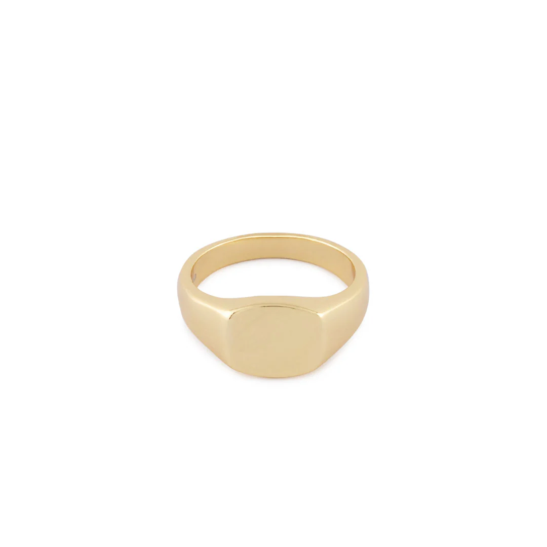 Gold Signet Ring - Image 3