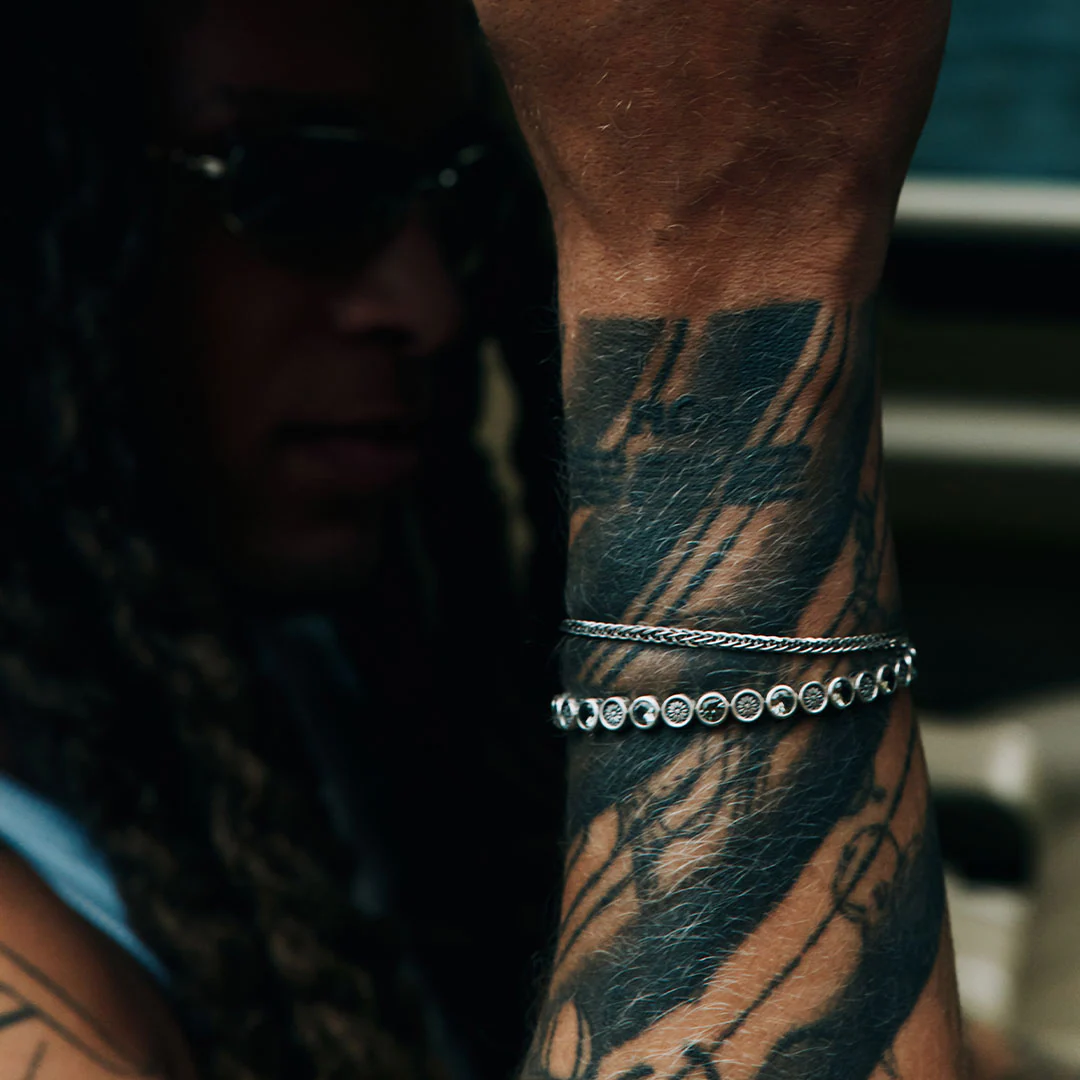 Silver 2.6mm Square Spiga Bracelet - Image 4