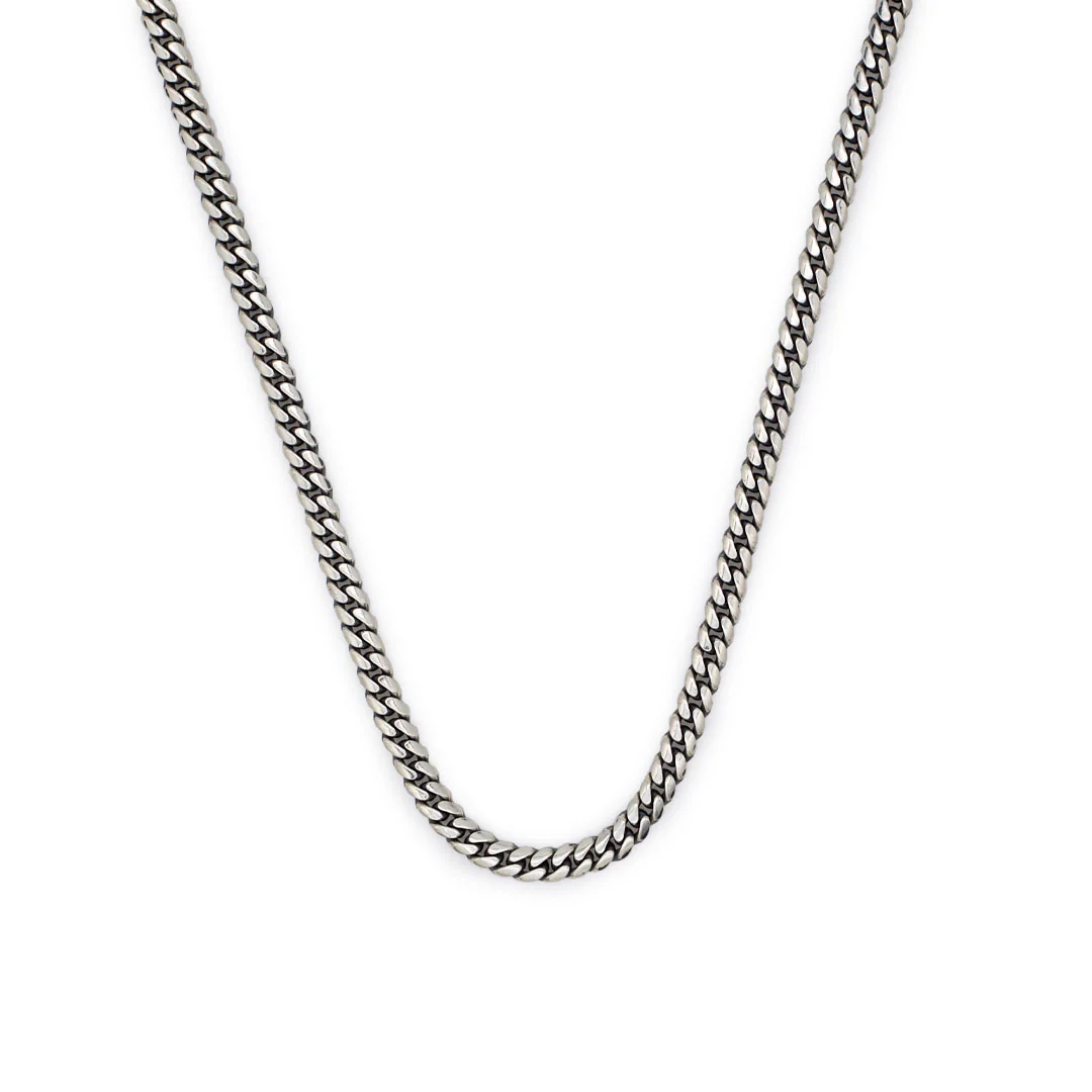 Silver 3mm Curb Chain - Image 3