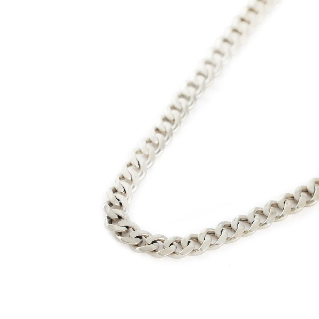 Silver 8mm Curb Chain - Image 5