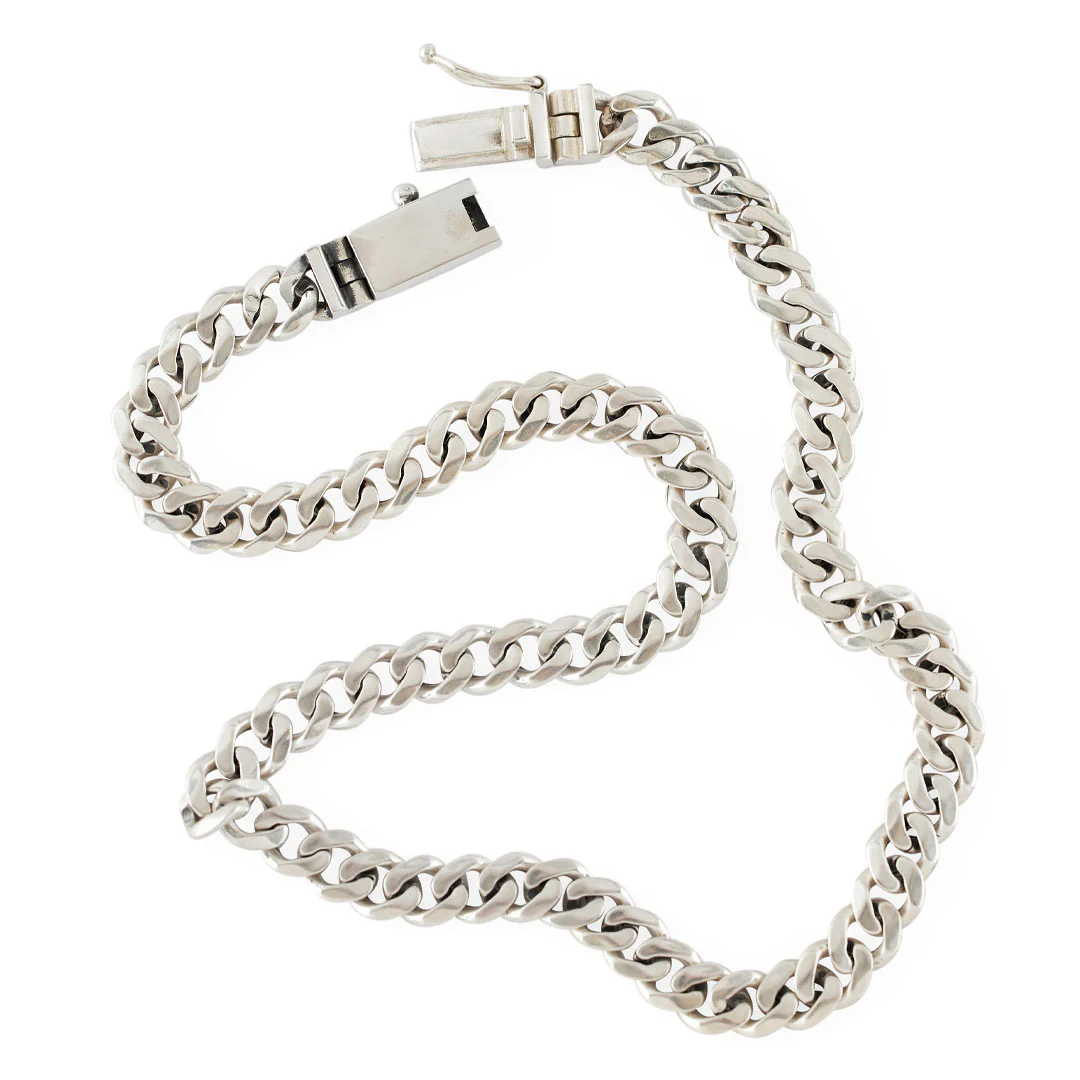 Silver 8mm Curb Chain - Image 7