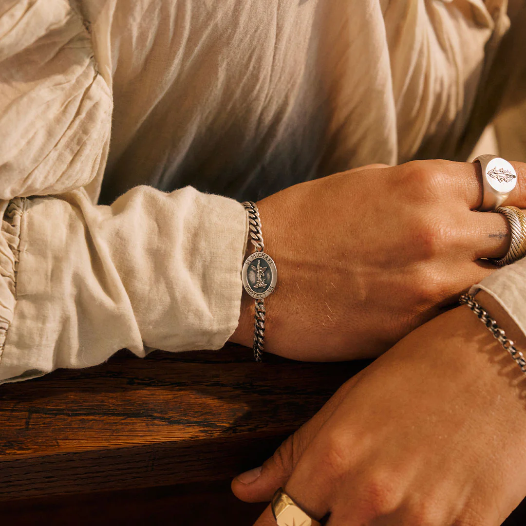 Silver Archangel Bracelet - Image 4