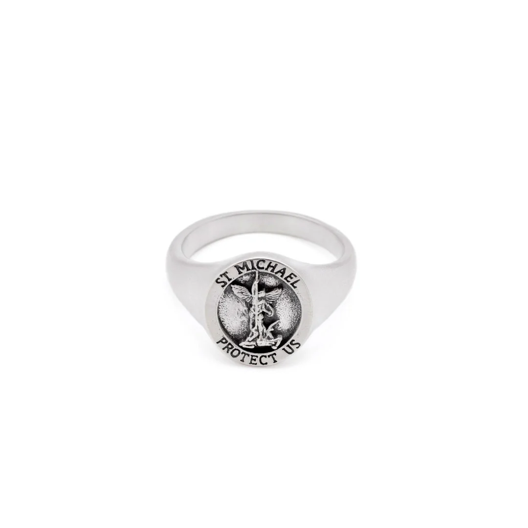 Silver Archangel Ring - Image 3