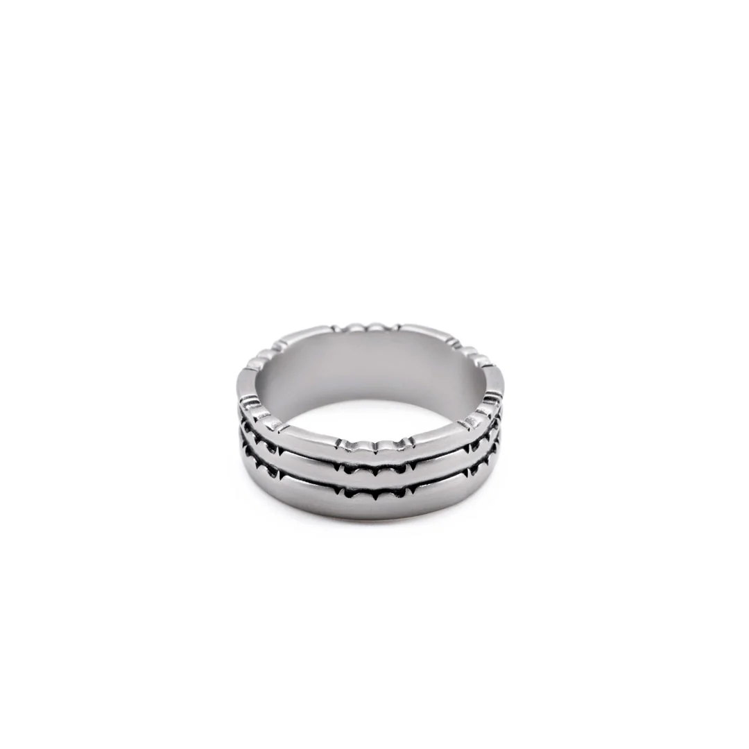 Silver Armour Ring - Image 3