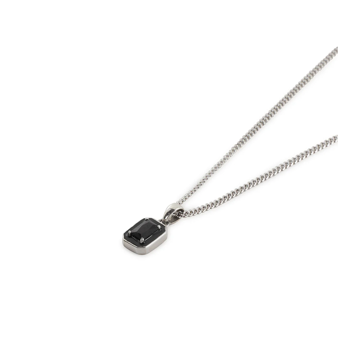 Silver Black Blush Necklace - Image 5