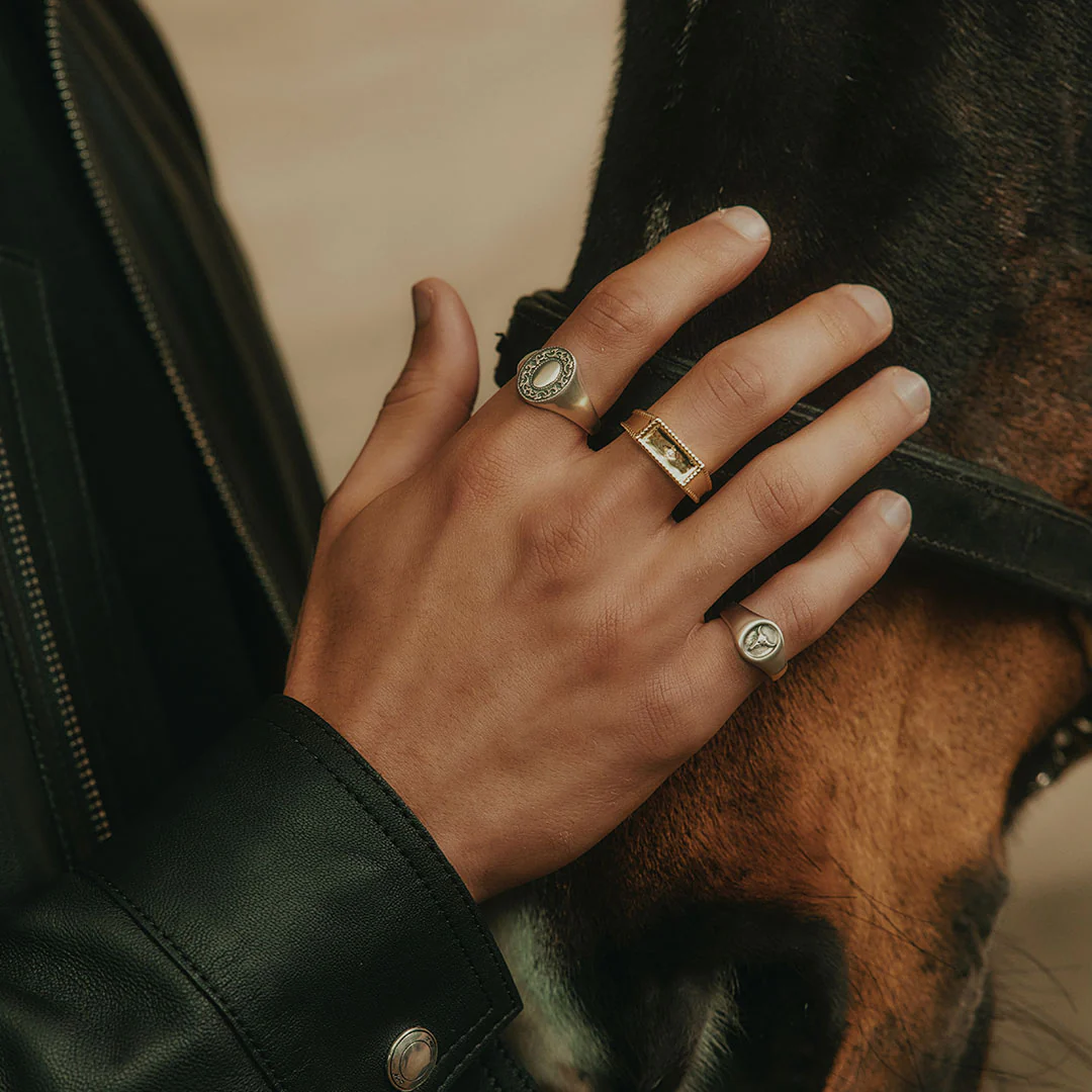 Silver Bull Ring - Image 4