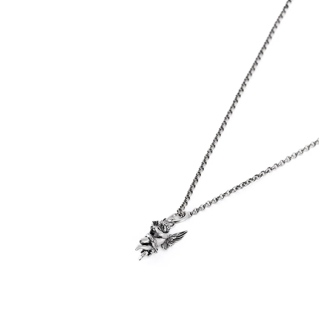Silver Cherub Necklace - Image 5