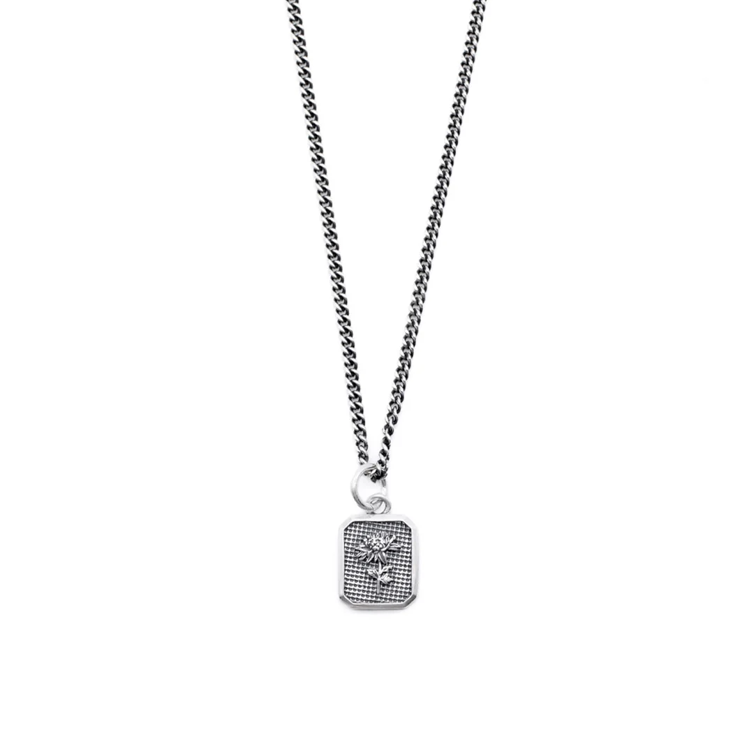 Silver Chrysanth Necklace - Image 3