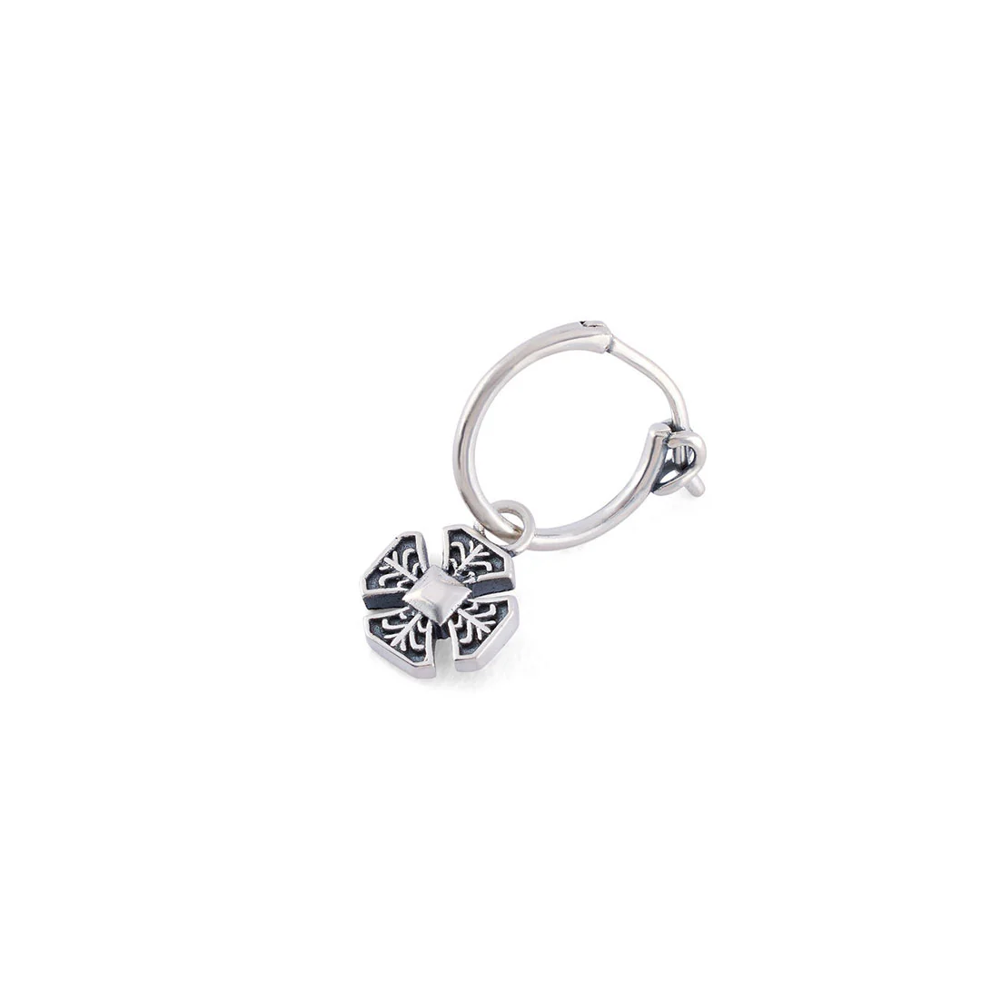 Silver Clement Pendant Earring