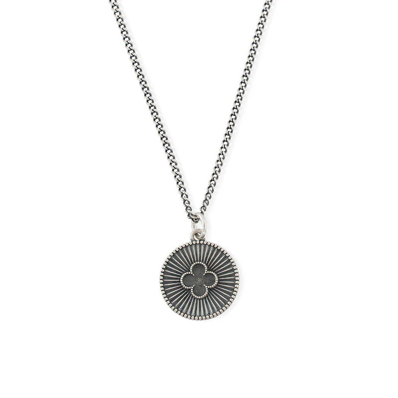 Silver Clover Necklace - Image 3