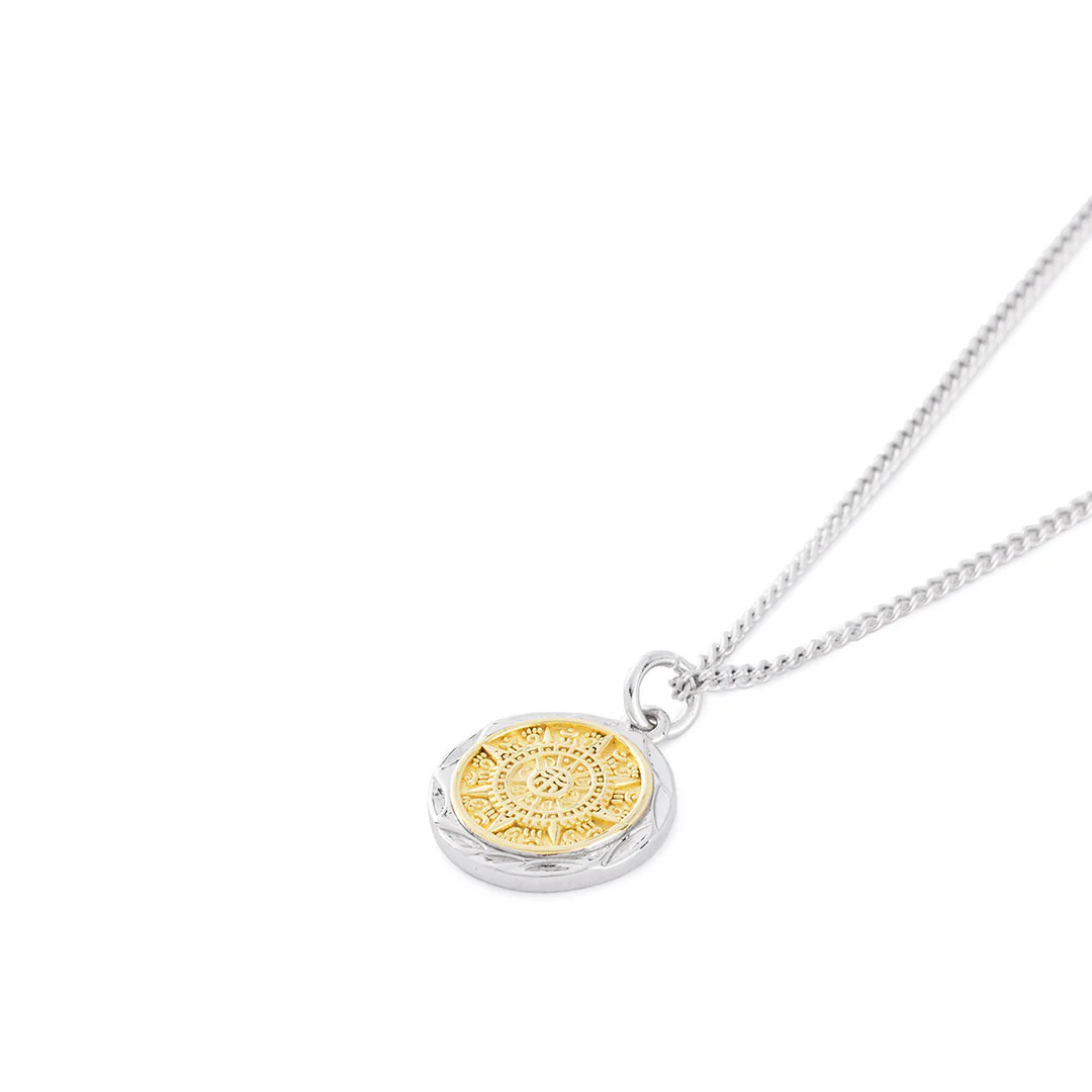 Silver Compass Necklace - Image 5
