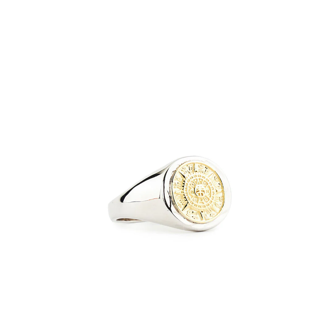 Silver Compass Ring - Image 7