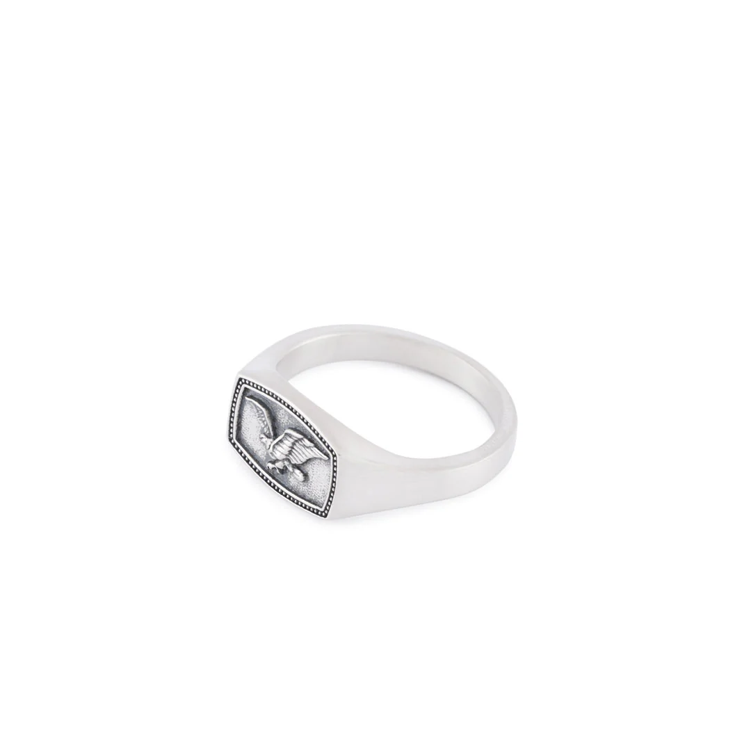 Silver Eagle Ring - Image 5