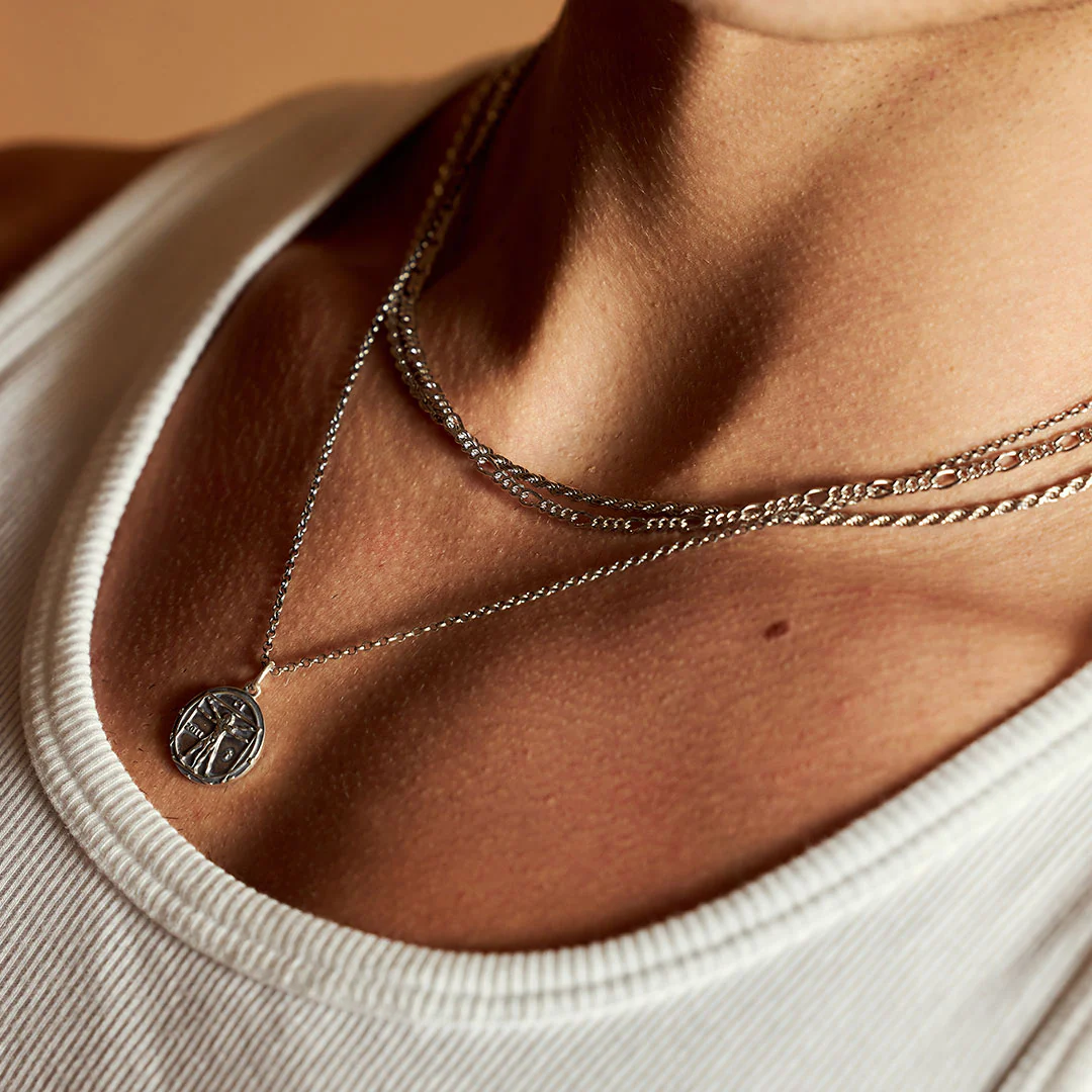 Silver Figaro Chain - Image 7
