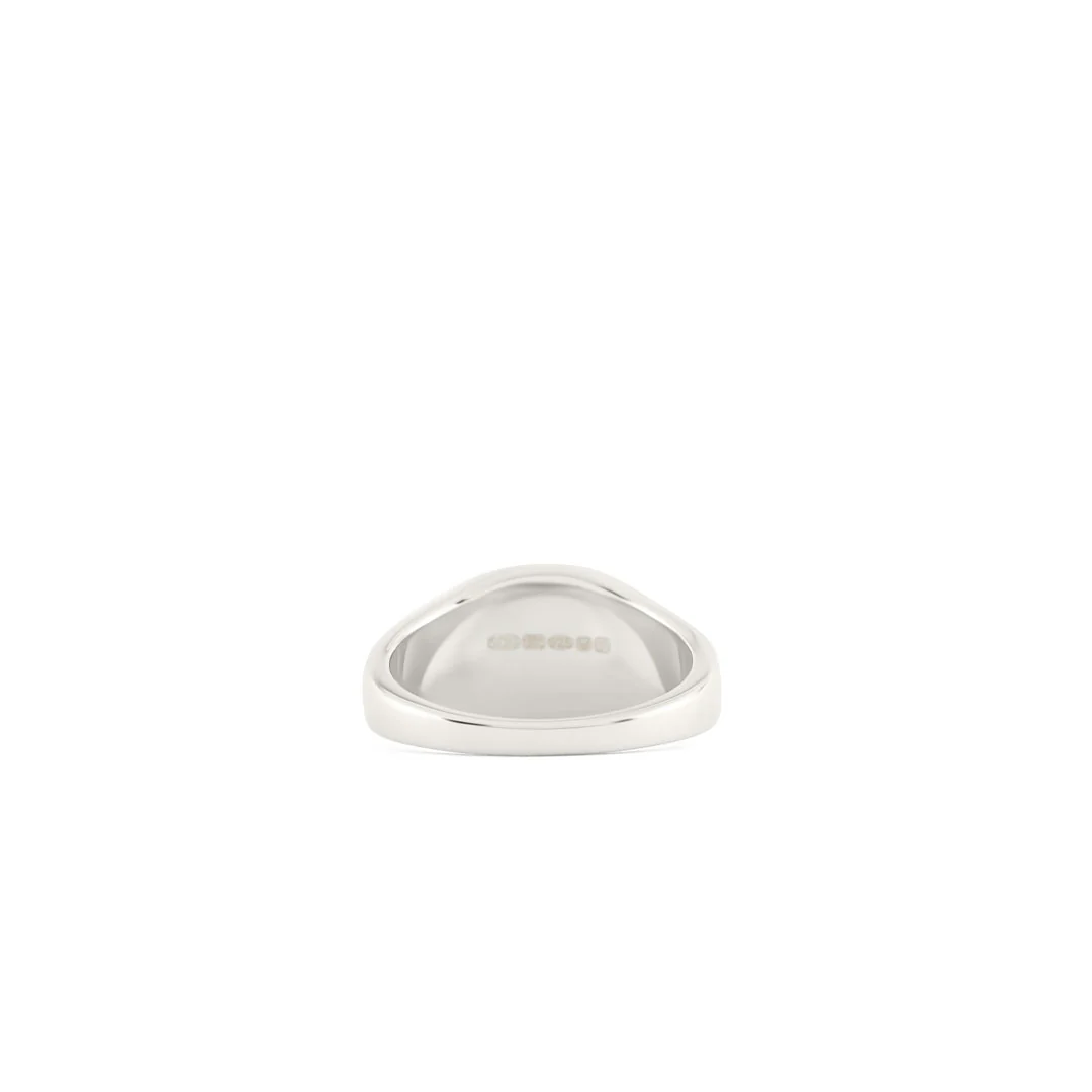 Silver Garnet Birthstone Ring - Image 6