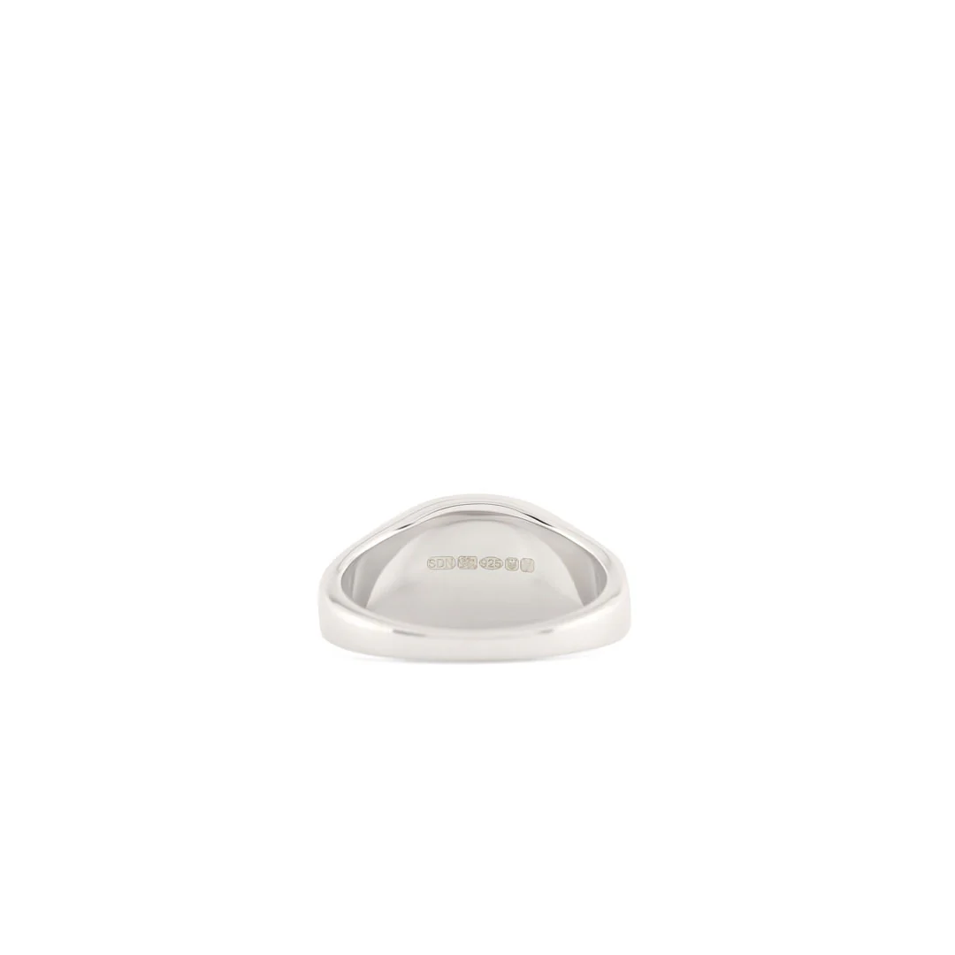 Silver Garnet Birthstone Ring - Image 7