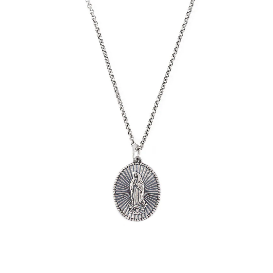 Silver Guadalupe Necklace - Image 3