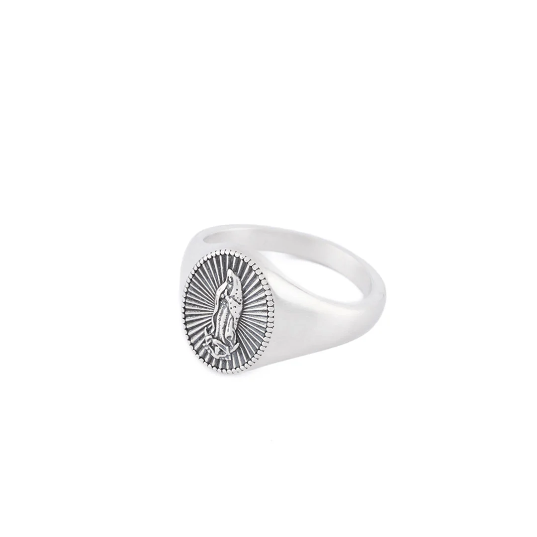 Silver Guadalupe Ring - Image 2