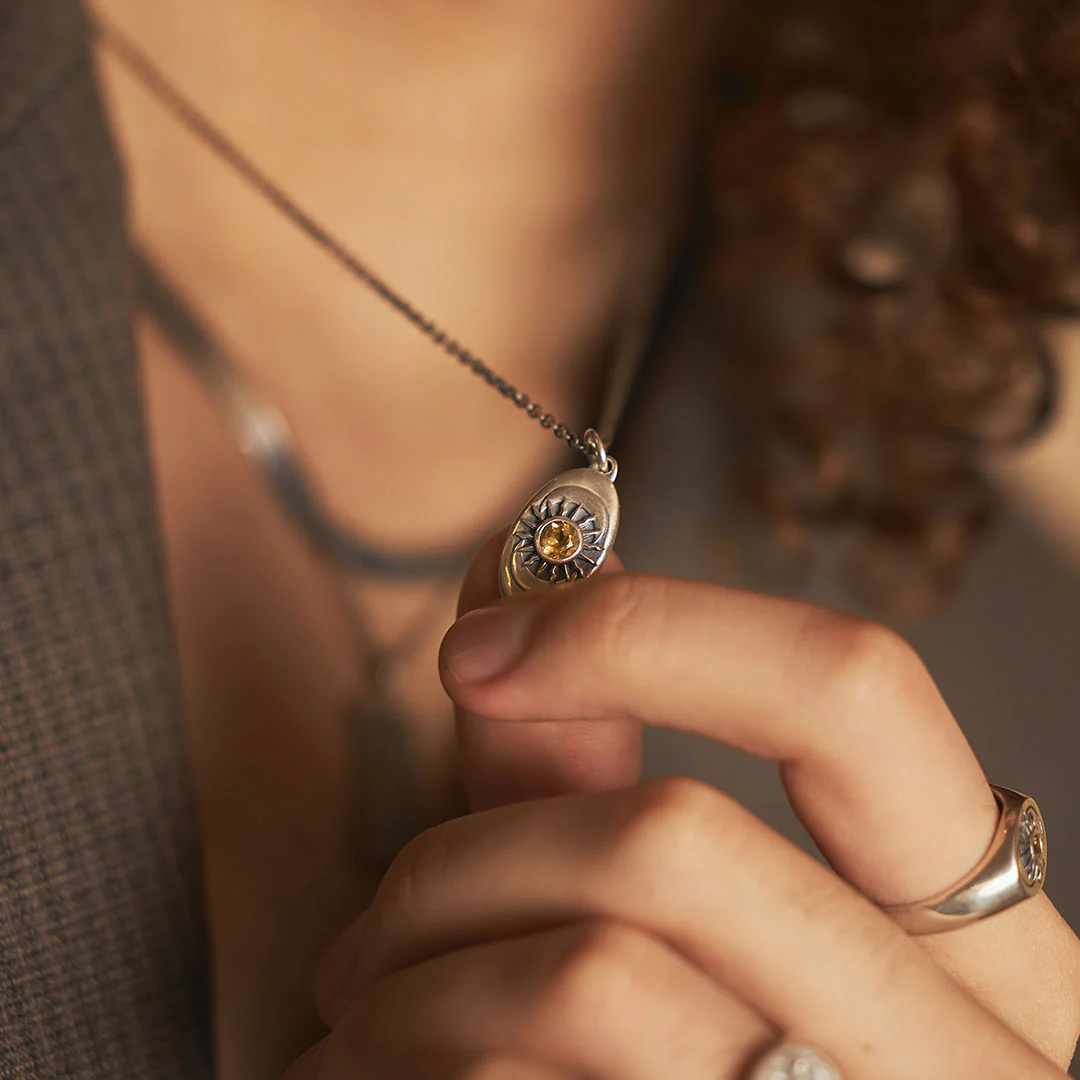 Silver Helios Necklace - Image 4