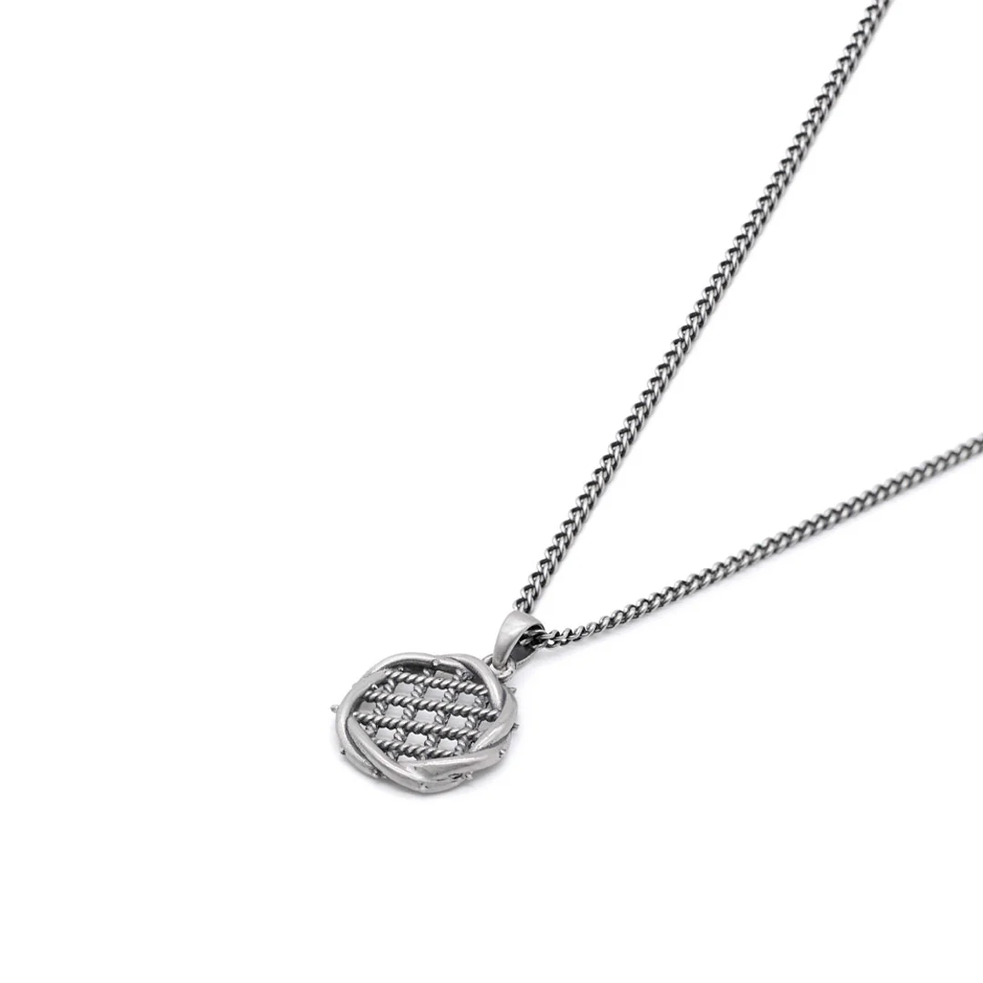 Silver Interlock Necklace - Image 5