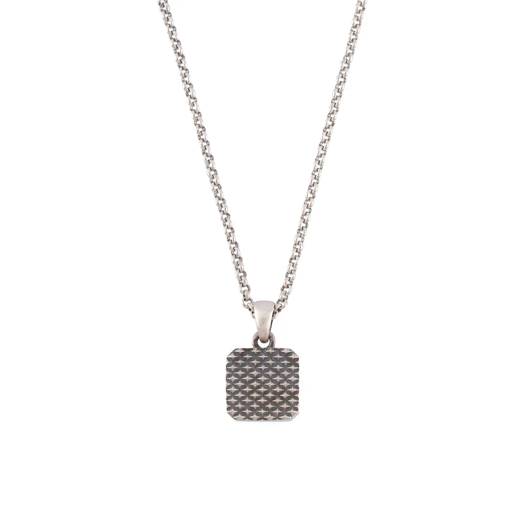 Silver Onyx Armour Necklace - Image 5