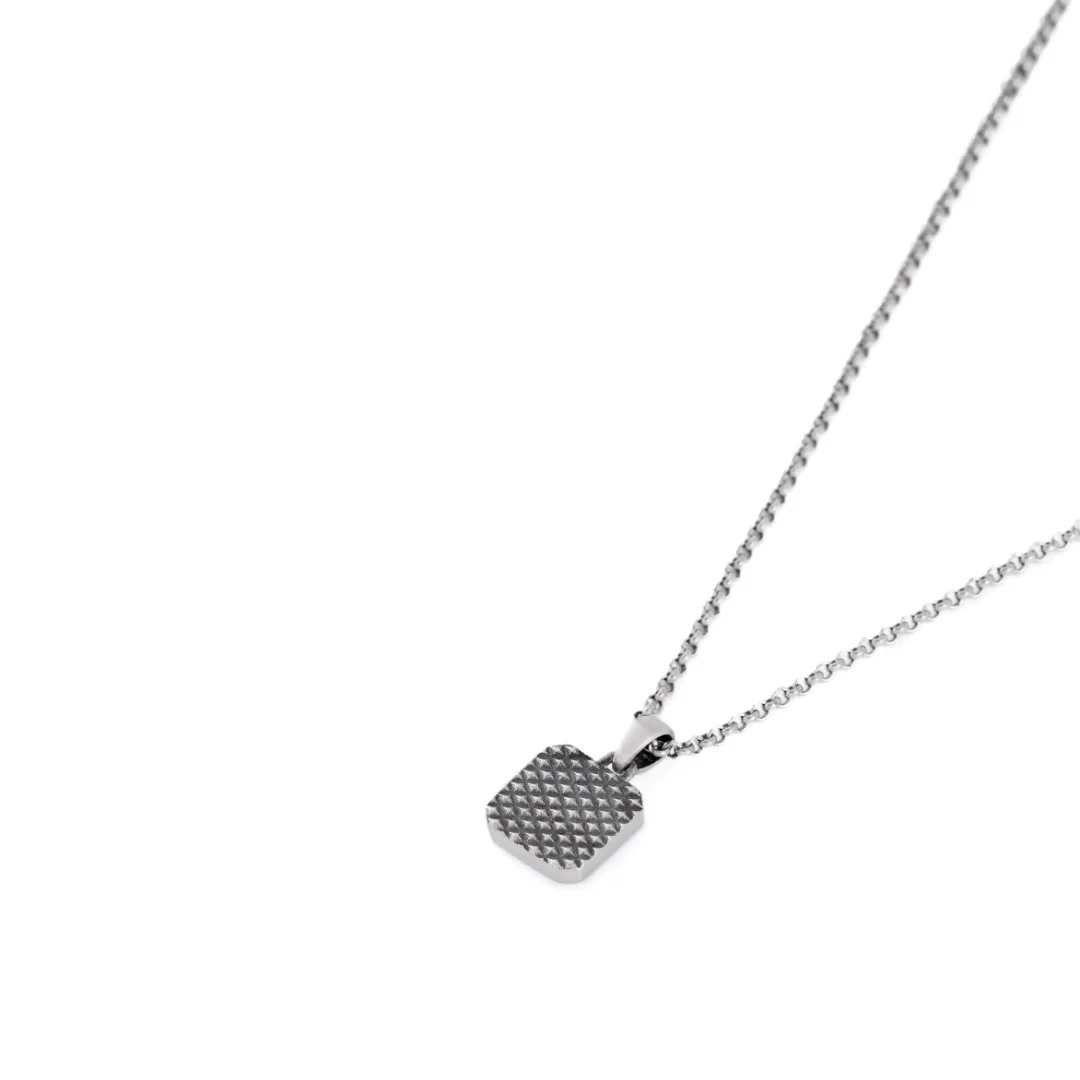 Silver Onyx Armour Necklace - Image 7