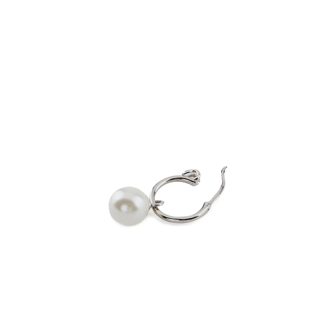 Silver Pearl Drop Earring - Image 7