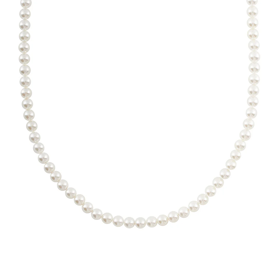 Silver Pearl Necklace - Image 5