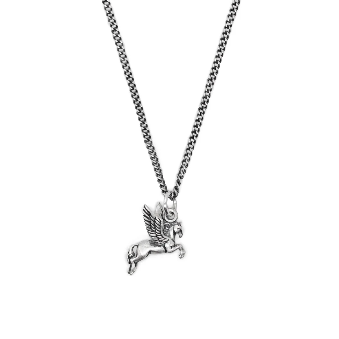 Silver Pegasus Necklace - Image 3