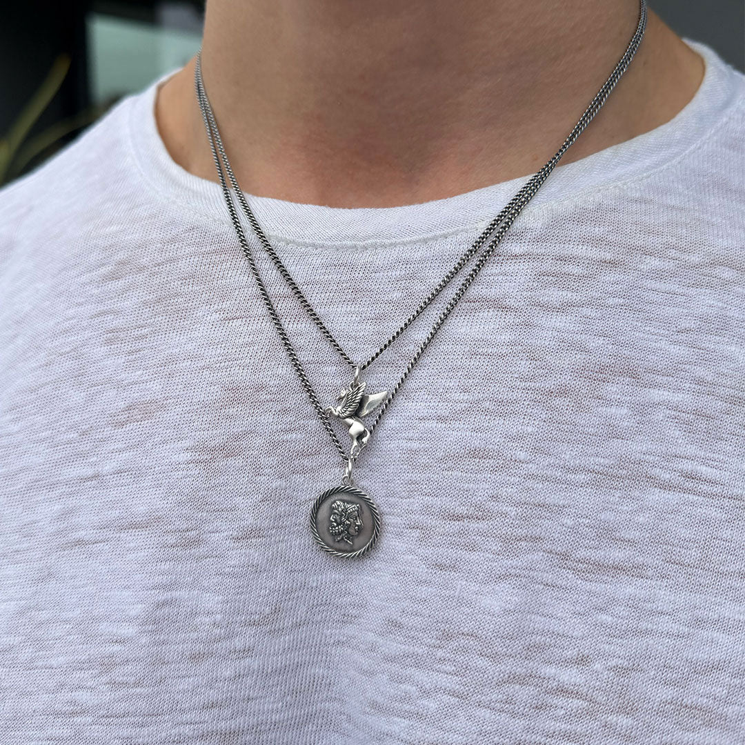Silver Pegasus Necklace - Image 4