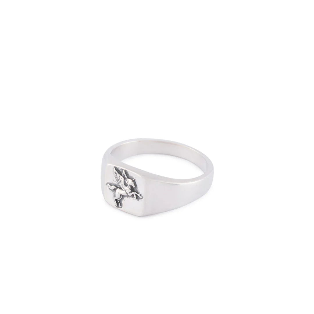 Silver Pegasus Ring - Image 5
