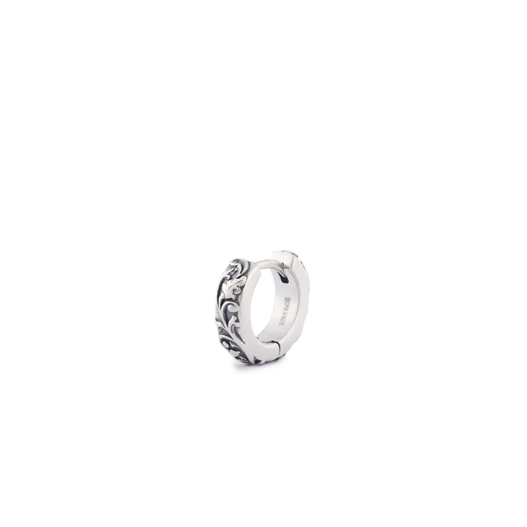 Silver Pergola Hoop Earring - Image 5