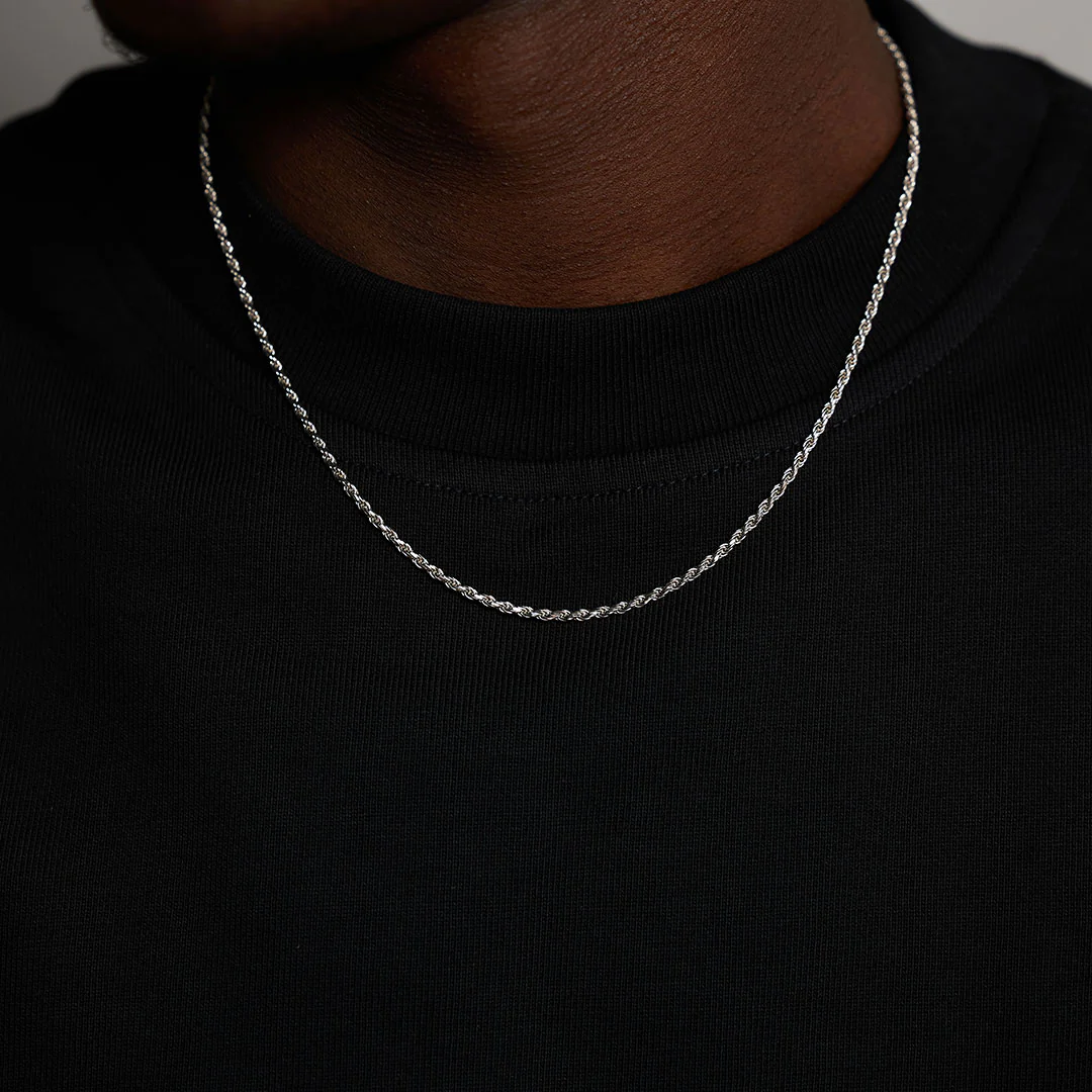 Silver Rope Chain - Image 4