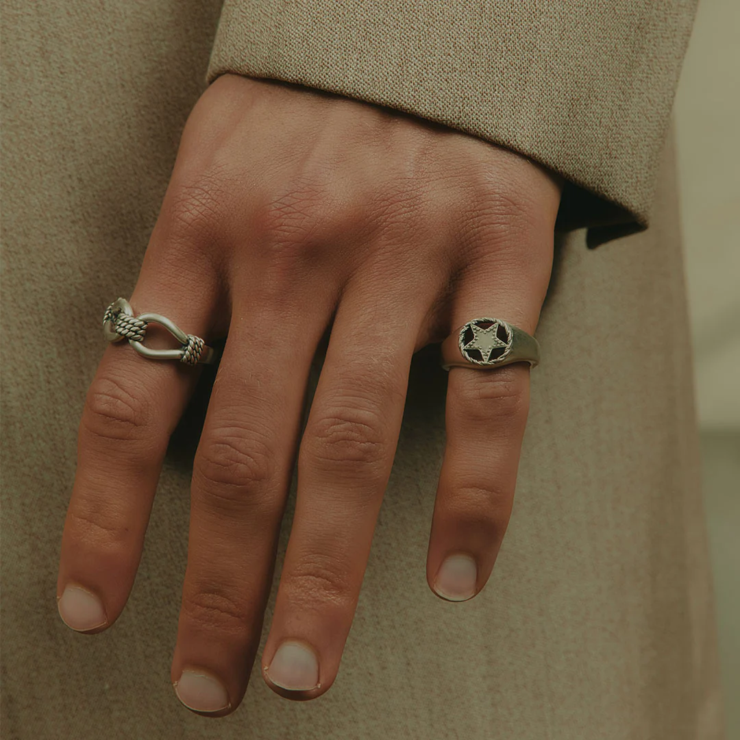 Silver Sheriff Ring - Image 4