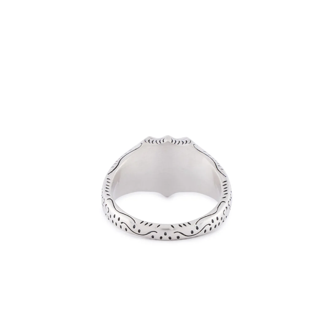 Silver Shield Ring - Image 6