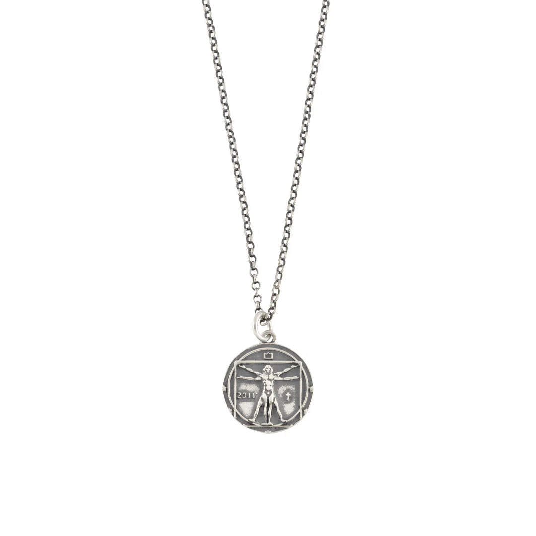 Silver Vitruvian Necklace - Image 3
