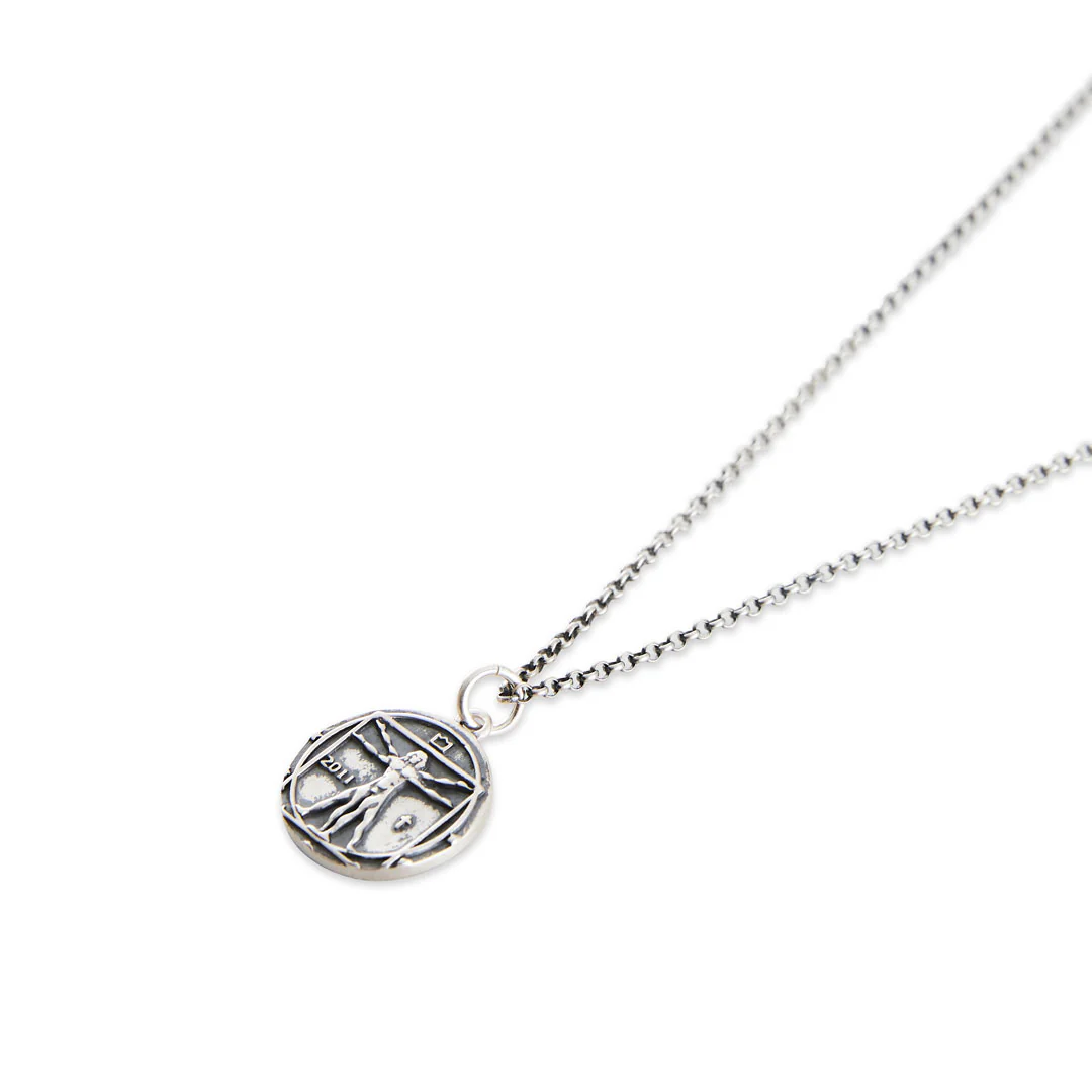 Silver Vitruvian Necklace - Image 5